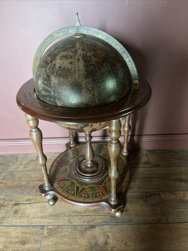 Vintage globe drinks cabinet - vintage,