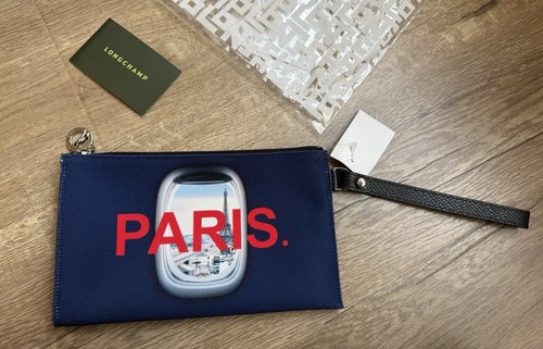 New longchamp paris navy blue - new,