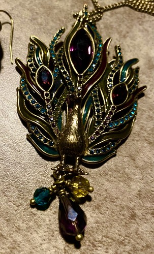 Bohm peacock necklace - bohm, antique