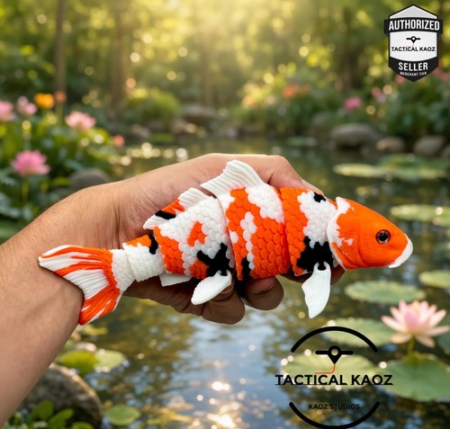 Articulated koi fish flexy - fish,