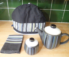 Denby Jet Stripes Teapot 2