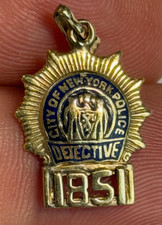 Vintage NYPD Detective Badge
