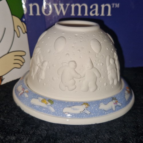Coalport snowman lithophane - coalport,
