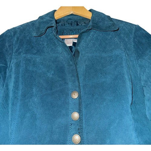 Ami leather jacket women - leather,