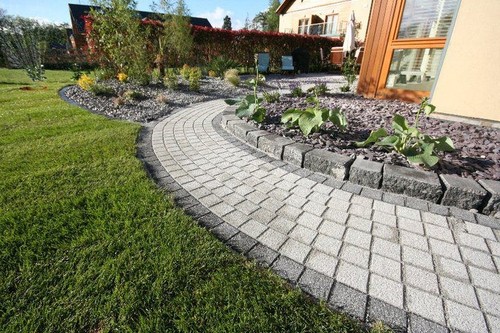 Paving cobble setts silver - cobble,