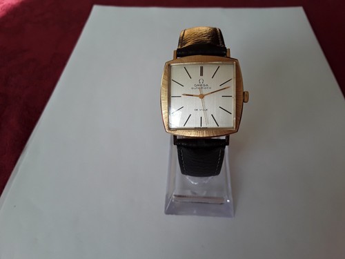 Omega 9ct gold deville mens - 9ct,