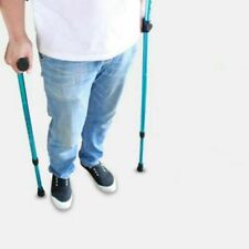 Foldable Height Heavy Duty Walking Forearm Crutch Aluminum Alloy Stick 1pc