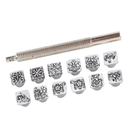 Leather craft tool set - leather,