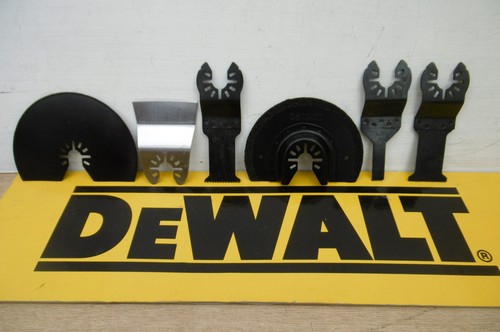 6pce set dewalt multi tool - set, of