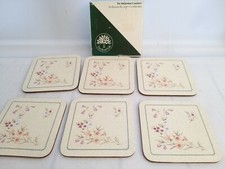 Vintage Taunton Vale Melamine Coasters Blossom 6 Coasters  Mats Boxed
