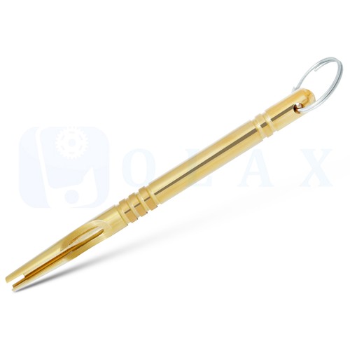 Solid brass nail knot tool - brass,