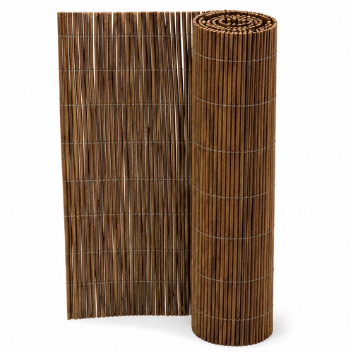 Natural willow garden fence - natural,