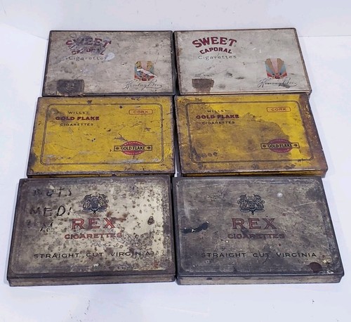 Lot vintage cigarettes - of, 6