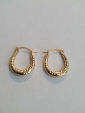 9ct Yellow Gold Creole