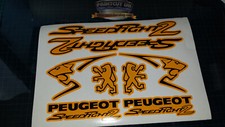Peugeot Speedfight 2 Sticker/Decal Set  *ORANGE & BLACK* 50, 70, 100, speedy pug