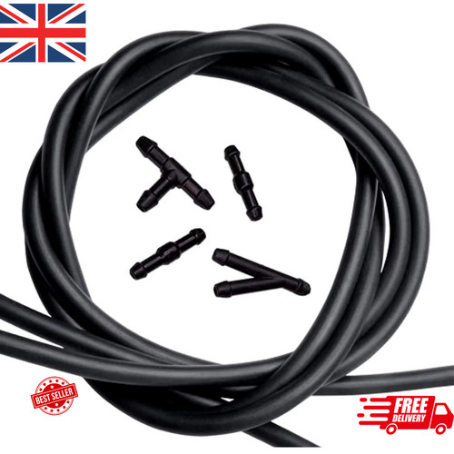 Black rubber windscreen wiper - black,