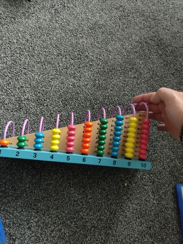 Wooden vintage abacus - vintage,