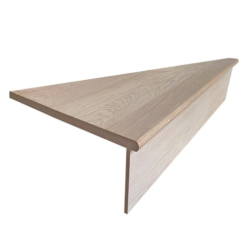 Solid oak stair - oak, winder
