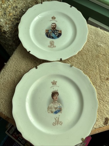 Coronation plates 1911 queen - coronation,