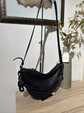 Half Moon Leather Slouchy