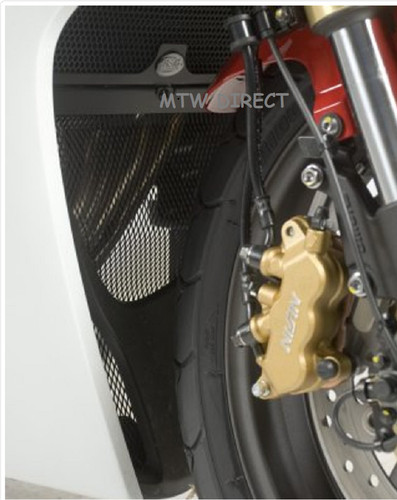 Racing black radiator - r&g,