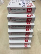 Mimaki 220ml Pre Fill Up Solution 10 Cartridge Approx 50% Full O/Date