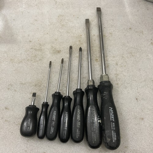 Hazet screwdriver set used - hazet,
