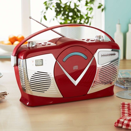 Retro reverb radio boombox - retro,