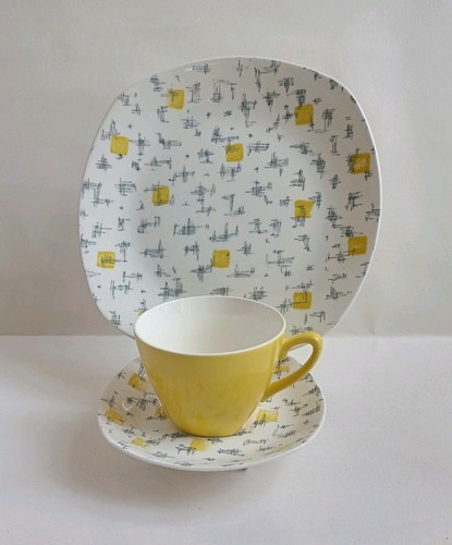 Vintage 50s yellow midwinter - yellow,