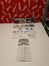 Clipped Wing Piper Cub J3 20" Wingspan 1:17 scale Made in Japan Balsa Wood Bnib