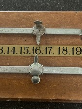 Vintage Snooker Billiards Wooden Sliding Scoreboard With Brass Markers(b11)