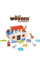 Noah's Ark Wooden Playset with