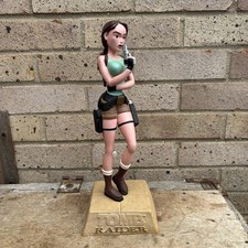 Tomb Raider Lara Croft Collectable Figure Large Standing Hard To Find