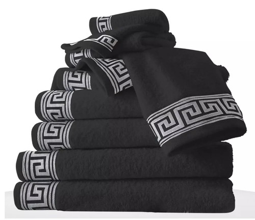 Greek keys hand - greek, towel