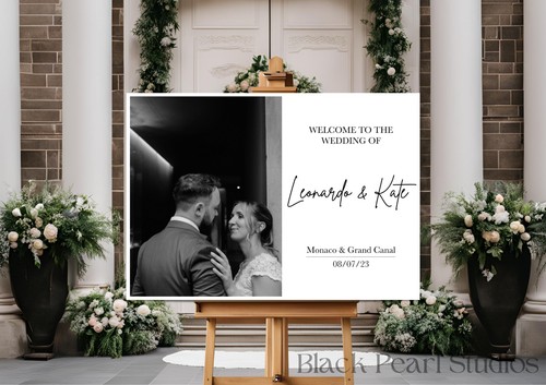 Wedding welcome sign - wedding,