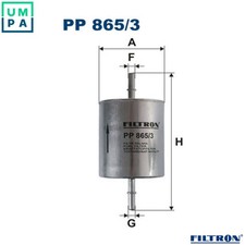 FUEL FILTER PP 865/3 FOR FORD