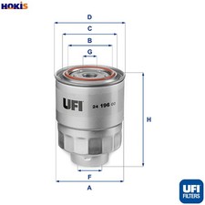 FUEL FILTER 24.196.00 FOR