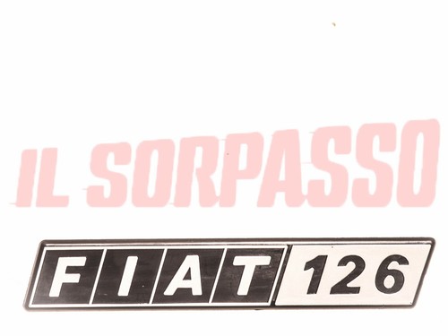 Rear trunk lid emblem - trunk,