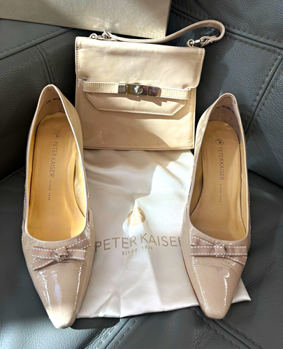 Peter kaiser beige patent - peter,