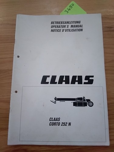 Claas corto 252 drum mower - 252, n
