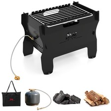 COSTWAY 2-in-1 Camping Grill