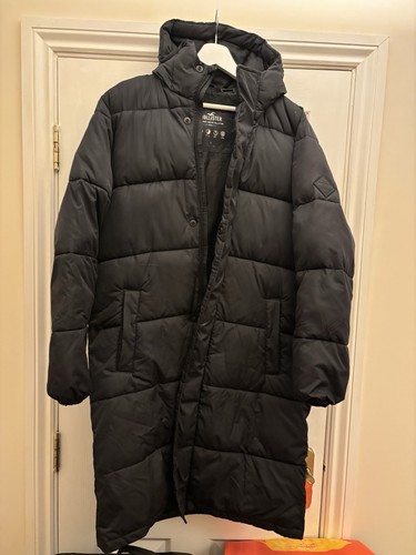 Hollister long black - hollister, puffer