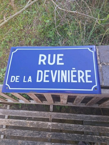 Vintage original enamel french - original,