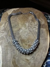 Vintage silver-toned mesh