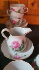 Meissen Pink Rose Milk Jug Creamer