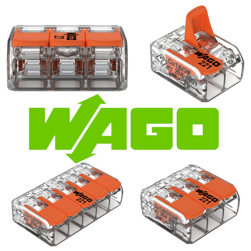 Wago 221 connectors junction - connectors,
