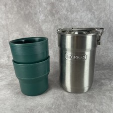 Stanley Adventure Camp 24 oz. Cooker Set, w/ Cups, Stainless Steel Nesting
