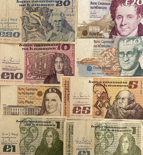 Ireland irish banknotes - -,