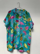 Vintage y2k KING KAMEHA Multi Hawaiian Shirt Men Short sleeve L| SKU 401