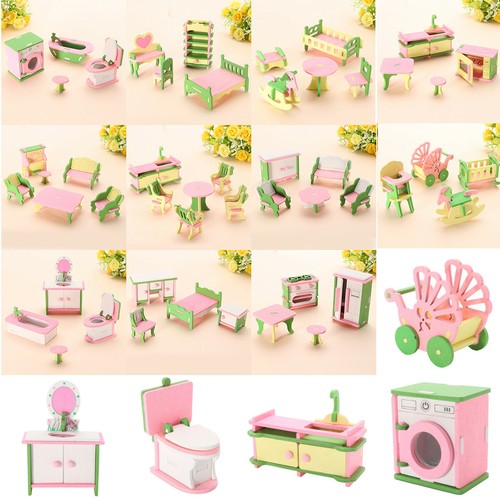Wooden furniture dolls mini - dolls,
